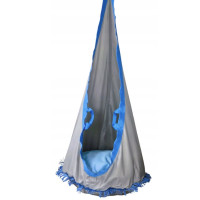 Závesný vak LILI - modro / sivý
