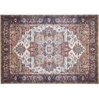 Kusový koberec FLANNEL PRINTED - Ornament - hnedý