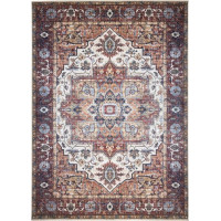 Kusový koberec FLANNEL PRINTED - Ornament - hnedý