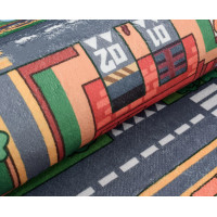 Detský kusový koberec FLANNEL PRINTED - V meste