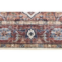 Kusový koberec FLANNEL PRINTED - Ornament - hnědý