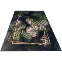 Kusový koberec FLANNEL PRINTED - Listy