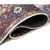 Kusový koberec FLANNEL PRINTED - Ornament - hnědý