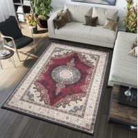 Kusový koberec VICTORIA Bursa - červený/krémový