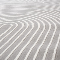 Kusový koberec ELLEN Dunes - sivý/biely