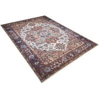 Kusový koberec FLANNEL PRINTED - Ornament - hnedý