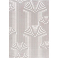 Kusový koberec ELLEN Waves - krémový/biely