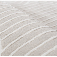 Kusový koberec ELLEN Waves - krémový/biely