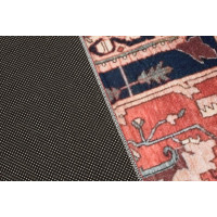 Kusový koberec FLANNEL PRINTED - Ornament - červený/tmavo modrý