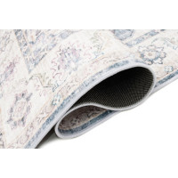 Kusový koberec FLANNEL PRINTED - Ornament - sivý/béžový