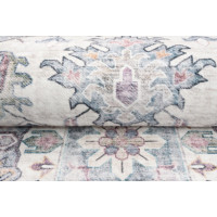 Kusový koberec FLANNEL PRINTED - Ornament - sivý/béžový
