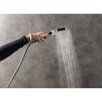 Sapho Sprchová súprava, posuvný držiak 708mm, čierna mat SC715B