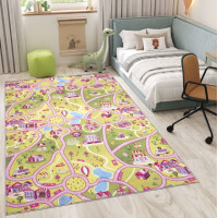 Detský kusový koberec FLANNEL PRINTED - Candy town