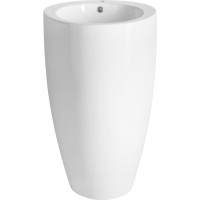 Aqualine Keramické umývadlo voľne stojace, 50x84cm, biela VS701