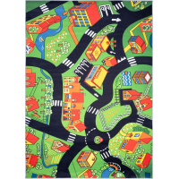 Detský kusový koberec FLANNEL PRINTED - City streets
