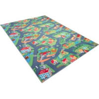 Dětský kusový koberec FLANNEL PRINTED - Na vesnici