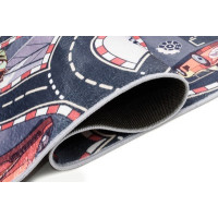 Detský kusový koberec FLANNEL PRINTED - Autá