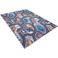 Detský kusový koberec FLANNEL PRINTED - Autá