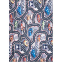 Detský kusový koberec FLANNEL PRINTED - Autá