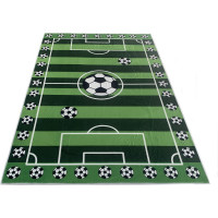 Dětský kusový koberec FLANNEL PRINTED - Fotbal
