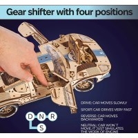 Ugears 3D drevené mechanické puzzle UGT-24 Endurance Racer