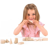 Wissner Drevená sada geometrických telies 14 ks