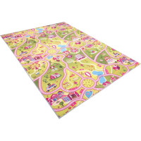 Dětský kusový koberec FLANNEL PRINTED - Candy town