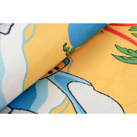 Dětský kusový koberec FLANNEL PRINTED - Ostrov pirátů