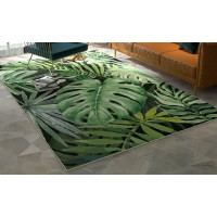 Kusový koberec FLANNEL PRINTED - Monstera