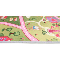 Dětský kusový koberec FLANNEL PRINTED - Candy town