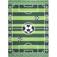 Dětský kusový koberec FLANNEL PRINTED - Fotbal