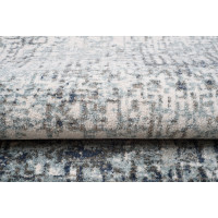 Kusový koberec RIVOLI Woven - svetlo béžový/modrý