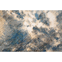 Kusový koberec RIVOLI Clouds - béžový/modrý