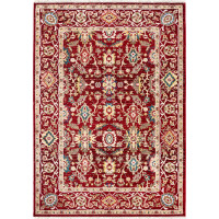 Kusový koberec RIVOLI Ushak - červený