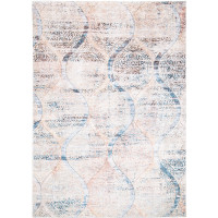 Kusový koberec TOSCANA Pattern - krémový/modrý