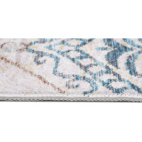 Kusový koberec TOSCANA Pattern - krémový/modrý