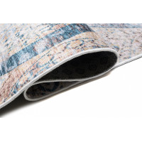 Kusový koberec TOSCANA Pattern - krémový/modrý