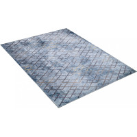 Kusový koberec TOSCANA Grid - sivý/hnedý