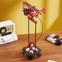 RoboTime 3D mechanická skladačka Dvojplošník s kyvadlom