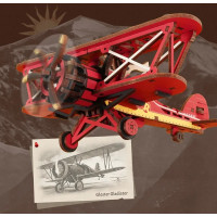 RoboTime 3D mechanická skladačka Dvojplošník s kyvadlom