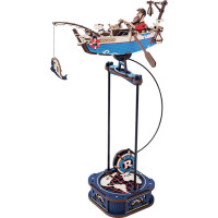 RoboTime 3D mechanická skladačka Rybárska loď s kyvadlom
