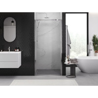 Sprchové dvere MEXEN EXO krídlové 65 cm - číre - chrómové - 817-065-000-01-00