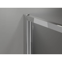 Sprchové dvere MEXEN EXO krídlové 80 cm - číre - chrómové - 817-080-000-01-00