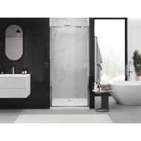 Sprchové dvere MEXEN EXO krídlové 80 cm - číre - chrómové - 817-080-000-01-00