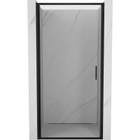 Sprchové dvere MEXEN EXO krídlové 80 cm - číre - čierne - 817-080-000-70-00