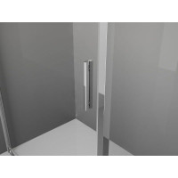 Sprchové dvere MEXEN EXO krídlové 65 cm - číre - chrómové - 817-065-000-01-00