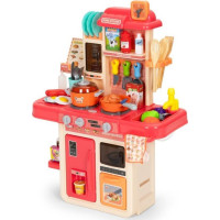ECOTOYS Kuchynka so zvukmi a svetlami - ružová