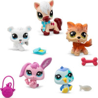 Hasbro Littlest Pet Shop LPS Set zimných zvieratiek 5ks
