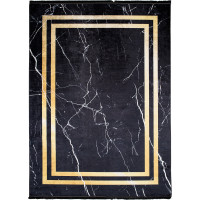 Kusový koberec TOSCANA Rim - černý/zlatý