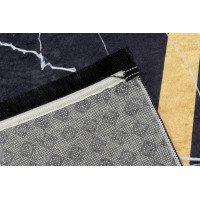 Kusový koberec TOSCANA Rim - černý/zlatý